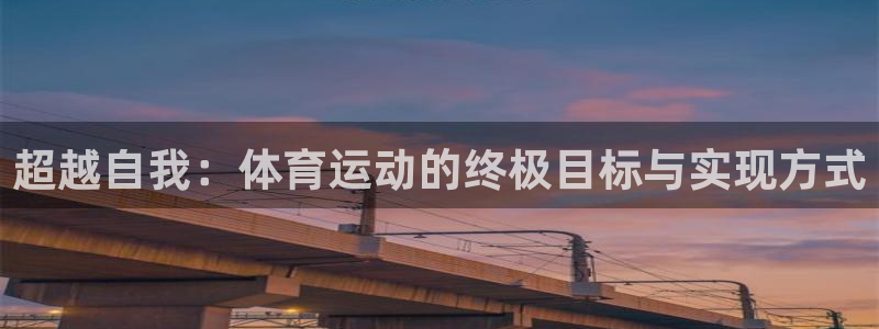 yy易游官方正版app集团简介：超越自我：体育运动的